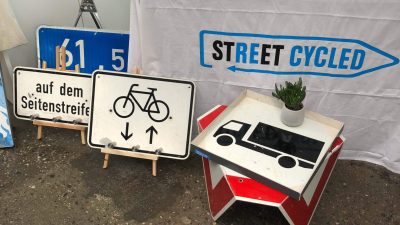 StreetCycled – Schülerfirma haucht alten Schildern neues Leben ein