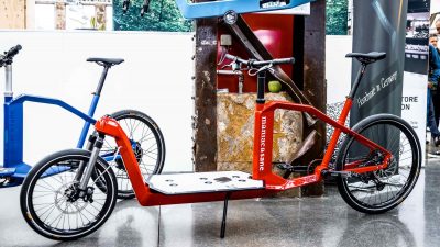 Maniac & sane lastenrad: superlight carbon cargobike made in germany