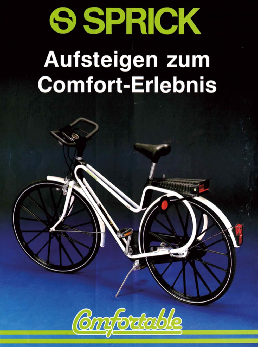 The advertisement of the sprick comfortable by odo klose