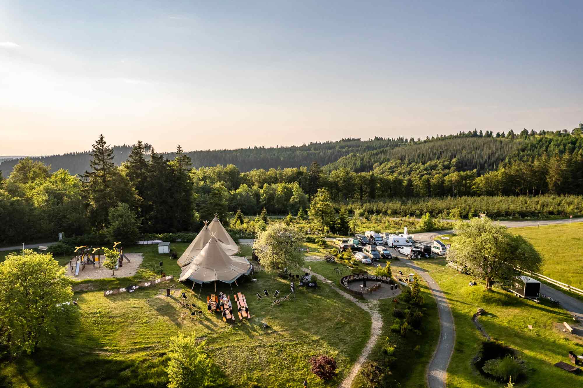 Around the dav haus astenberg, the gravel fest found ideal conditions.