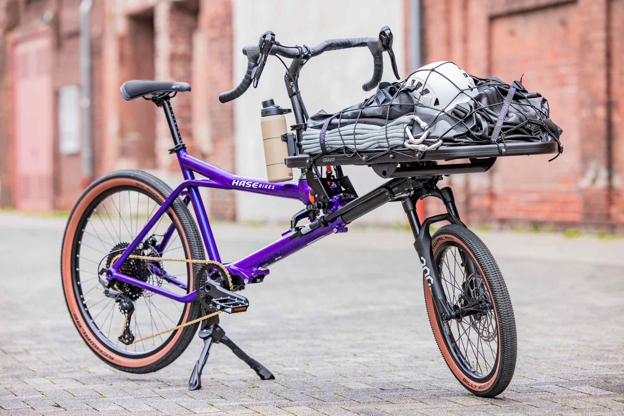 Hase Gravit Dust Innovative Gravel cargo bike from the german