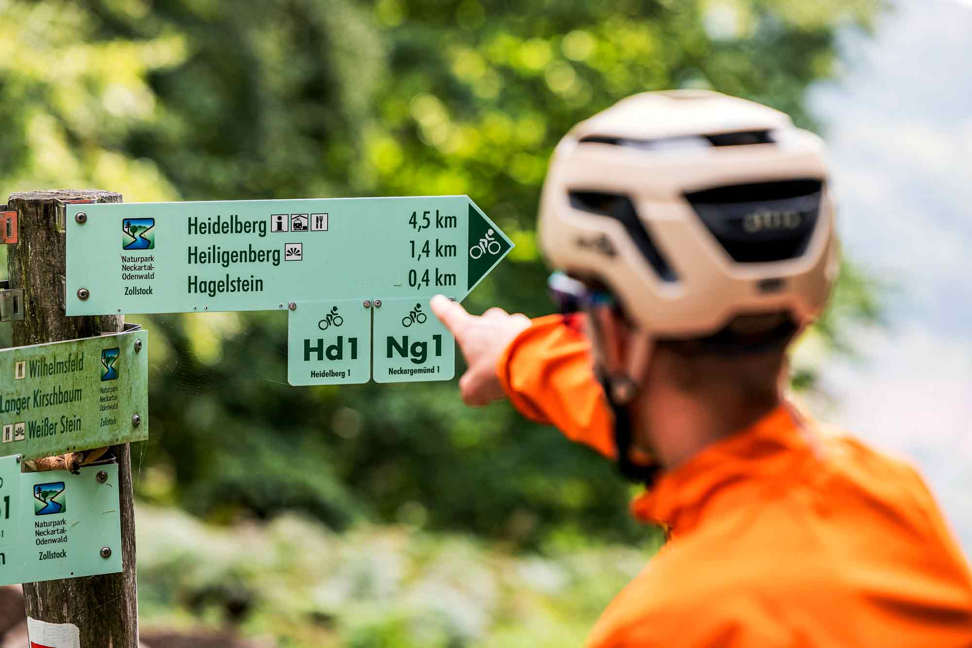 That's the way to go! Thanks to the good signposting of many cycling and hiking routes through the odenwald, it is easy to find your way around when bikepacking in the odenwald, even without a gps.