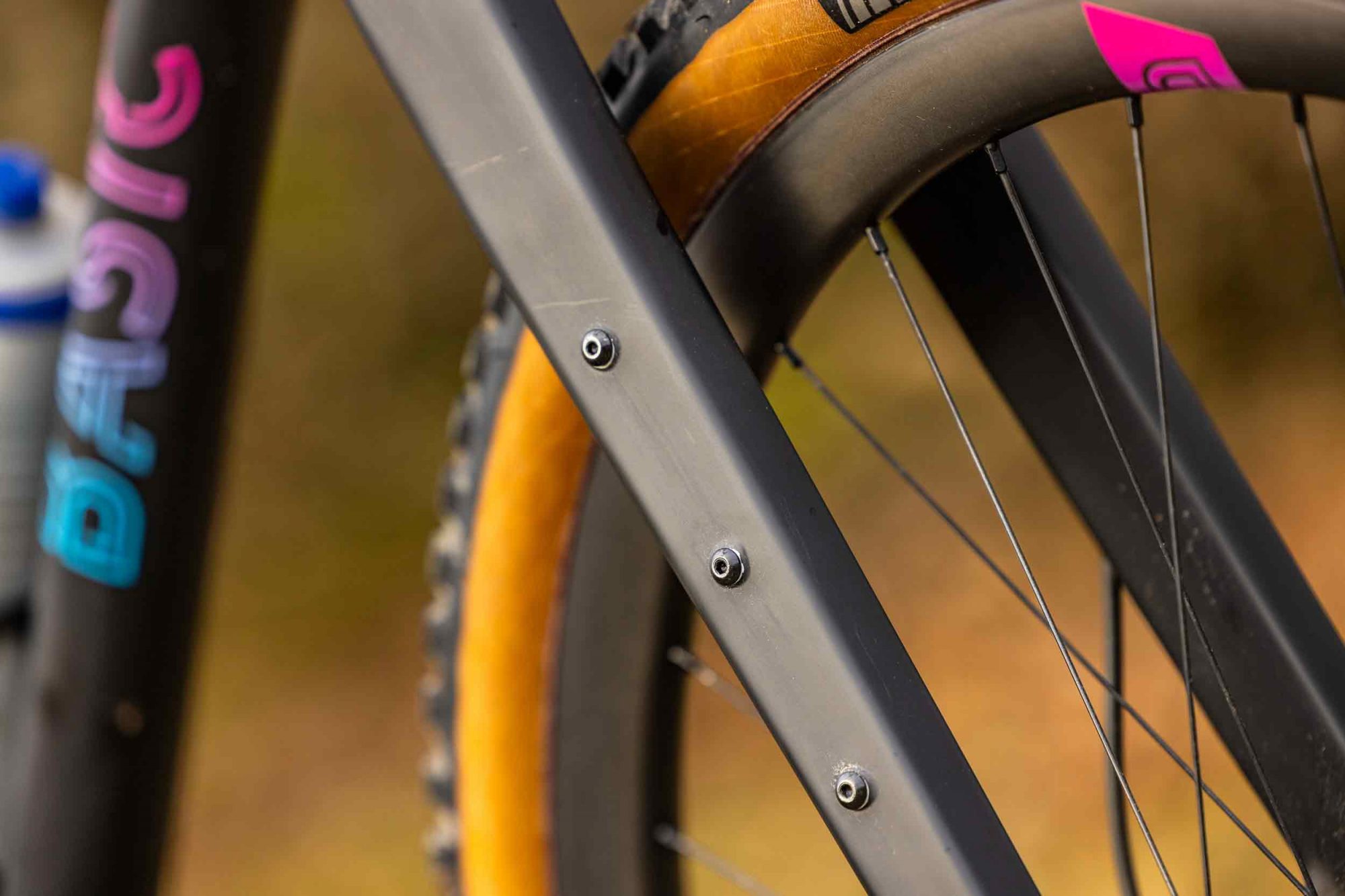 At least the fork has some threaded eyelets for bottle cages or transport cages.